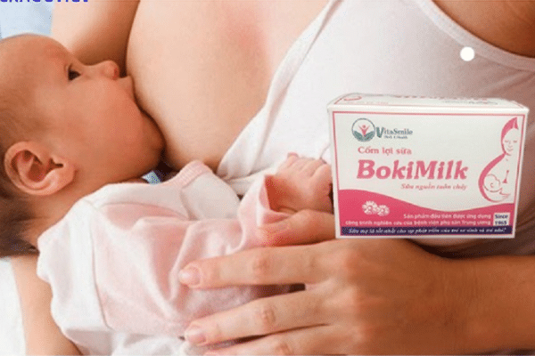 Sử dụng Bokimilk giúp chị em tăng tiết sữa nhanh chóng
