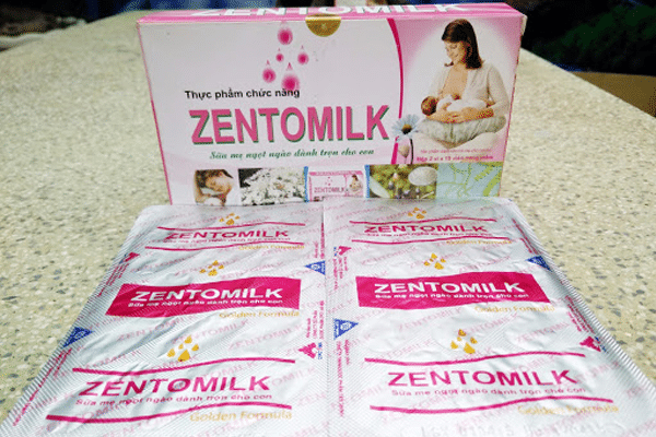 Thuốc lợi sữa zentomilk có thành phần tự nhiên, an toàn lành tính