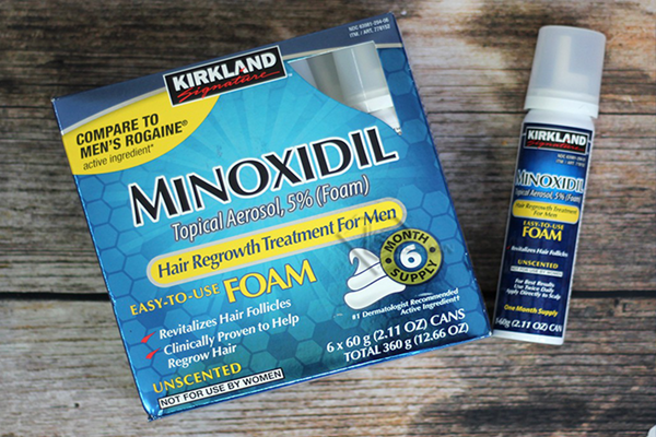 Thuốc mọc tóc MINOXIDIL 5% KIRKLAND rất tiện sử dụng