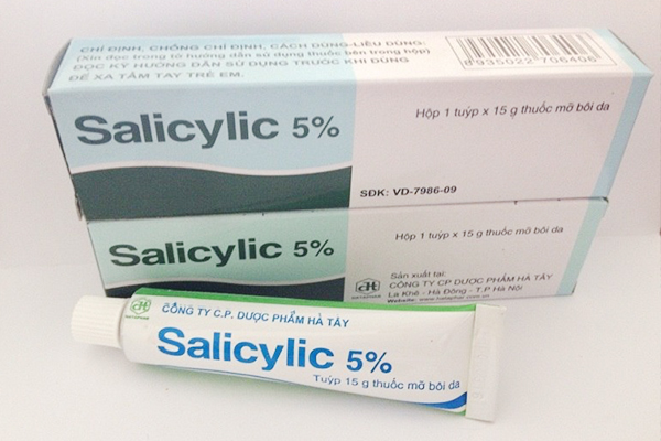 Thuốc trị á sừng acid salicylic