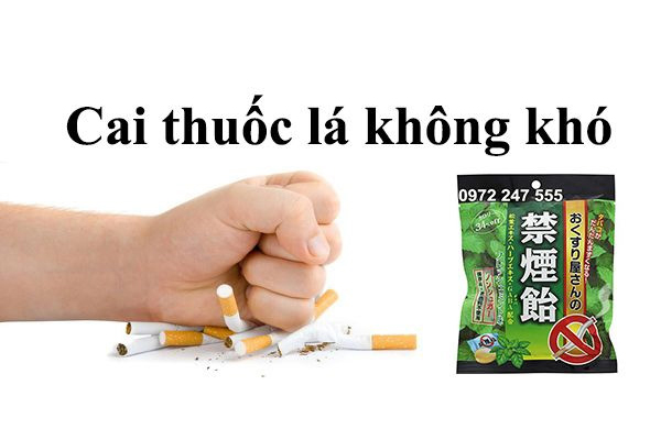 Kẹo Smokeless giúp cai thuốc lá hiệu quả