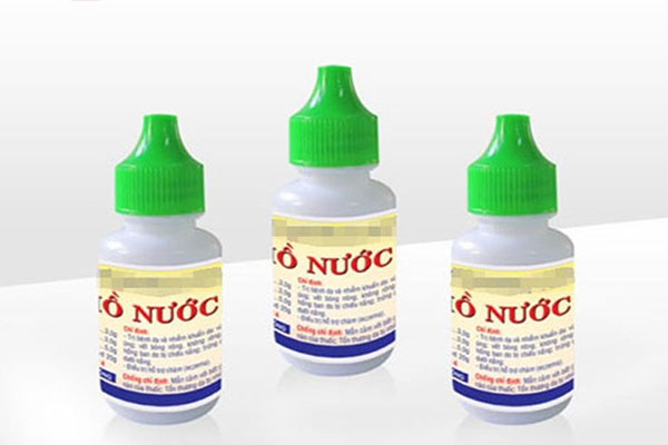 Thuốc trị hắc lào bôi hồ nước