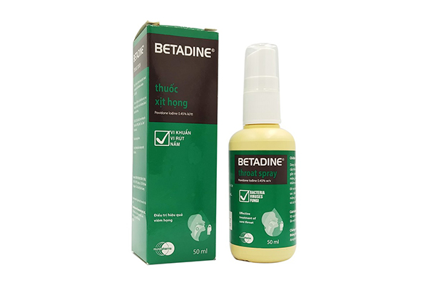 Thuốc xịt họng Betadine 50ml