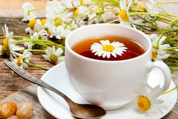Dùng trà hoa cúc và mật ong chữa trào ngược dạ dày