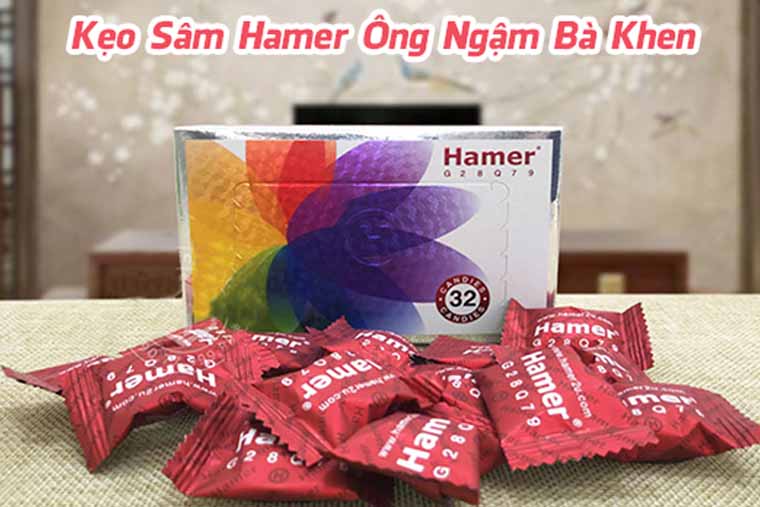 Kẹo sâm Hamer ông ngậm bà khen bồi bổ sức khỏe nam giới