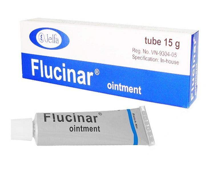 Thuốc bôi Flucinar có tác dụng giảm ngay các triệu chứng ngứa ngáy tại vùng da bị tổ đỉa