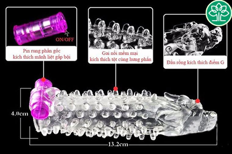 Chất liệu silicon cao cấp, tích hợp bộ rung