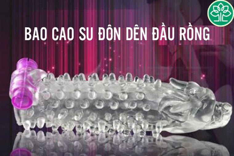 Bao cao su đôn dên đầu rồng có rung