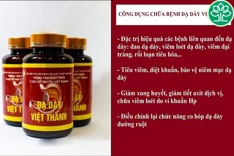 Công dụng của sản phẩm dạ dày Việt Thanh