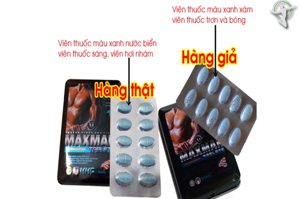 Cách phân biệt viên uống Maxman thật giả Cách phân biệt viên uống Maxman thật giả