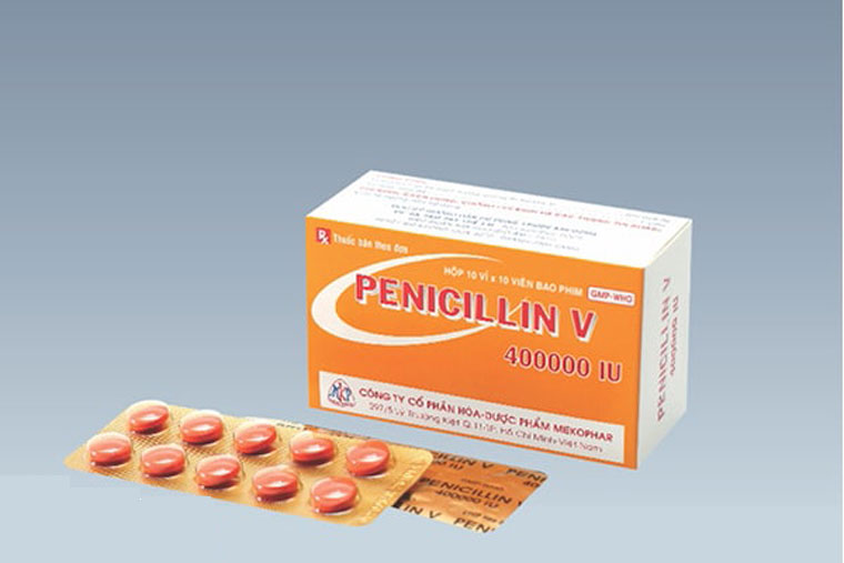 Thuốc kháng sinh trị viêm họng Penicillin V