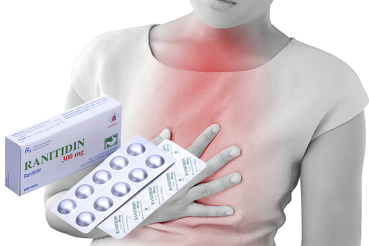 Thuốc Ranitidin kiềm chế sự sản sinh axit dạ dày