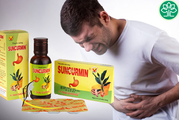 Suncurmin điều trị các chứng viêm loét dạ dày tá tràng