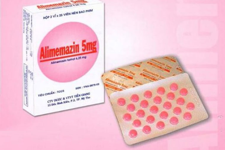 Thuốc điều trị ho khan Alimemazin