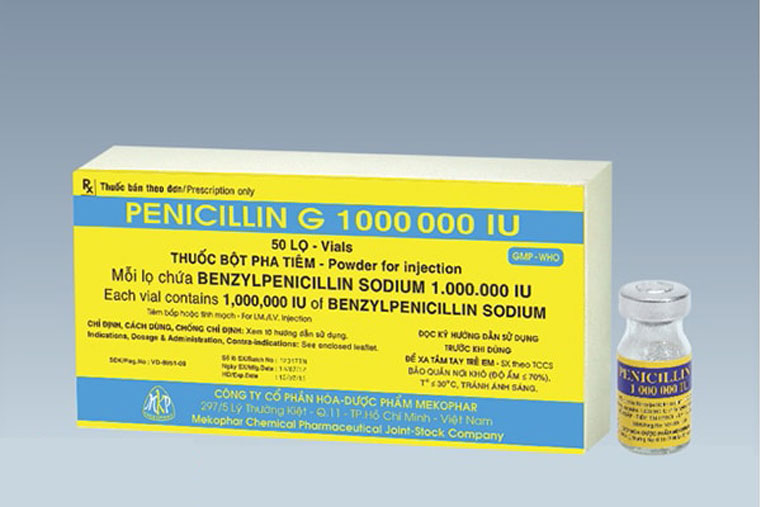 Thuốc kháng sinh chữa viêm họng Penicillin G