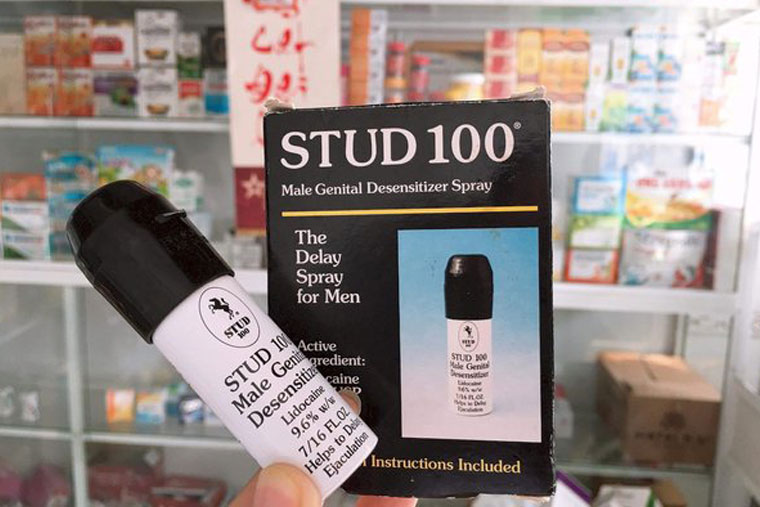 Stud 100 làm dương vật cương cứng lâu hơn, giảm kích thích mạnh mẽ
